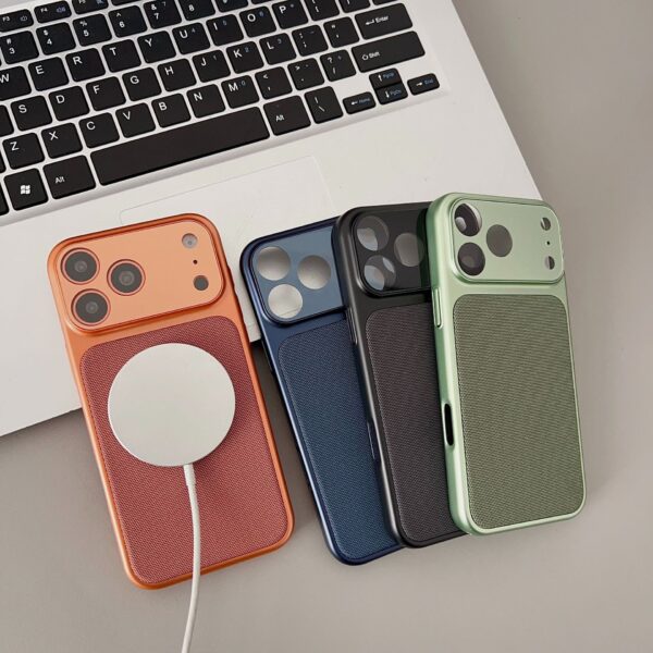Premium Fabric iPhone-hoesje met Cameralensbescherming & MagSafe – iPhone 17 & 18 Series