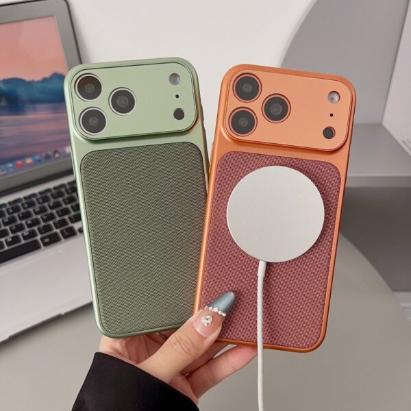 Premium Fabric iPhone-hoesje met Cameralensbescherming & MagSafe – iPhone 17 & 18 Series