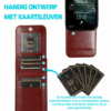 iPhone 17 Series Leer Wallet Case met Kaarthouder & Stand
