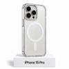 Transparant siliconen MagSafe Clear hoesje voor iPhone 15 Pro
