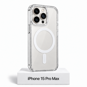 Transparant siliconen MagSafe Clear hoesje voor iPhone 15 Pro Max
