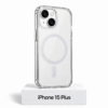 Transparant siliconen MagSafe Clear hoesje voor iPhone 15 Plus