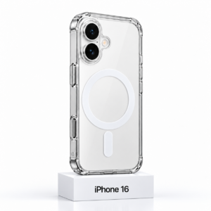 Transparant siliconen MagSafe Clear hoesje voor iPhone 16