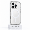 Transparant siliconen MagSafe Clear hoesje voor iPhone 16 Pro Max