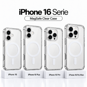 iPhone 16 Serie Magsafe Clear(1) Transparante siliconen MagSafe Clear hoesjes voor de iPhone 16 serie