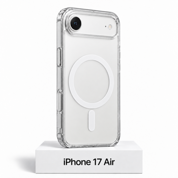 Transparant siliconen MagSafe Clear hoesje voor iPhone 17 Air