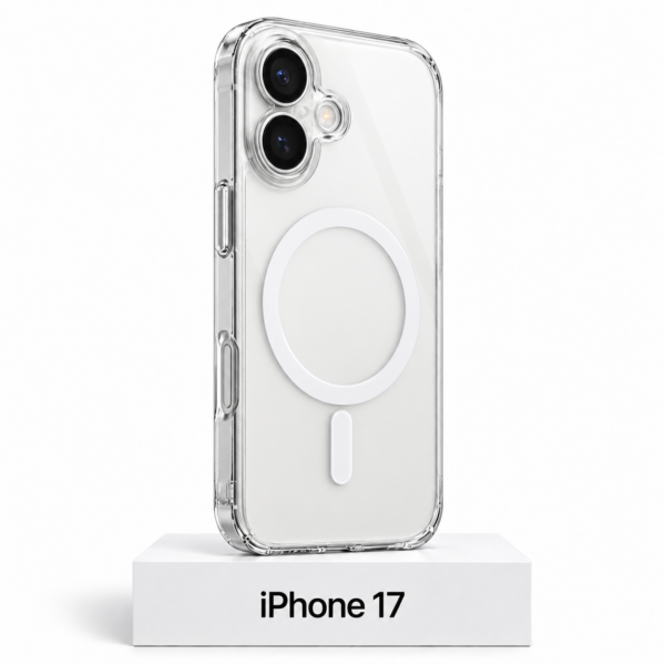 Transparant siliconen MagSafe Clear hoesje voor iPhone 17