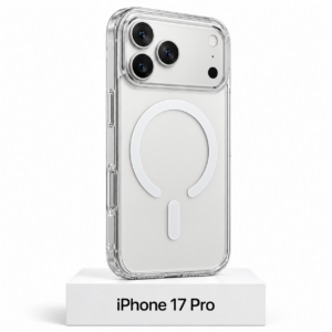 Transparant siliconen MagSafe Clear hoesje voor iPhone 17 Pro