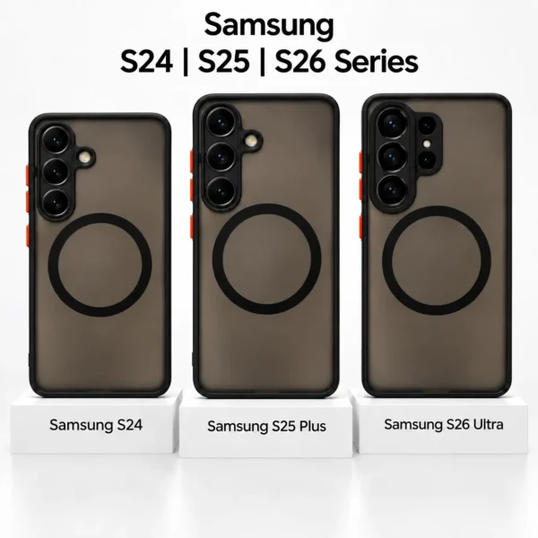 Samsung Magnetic Case Skin-Feel Matte voor Samsung S24, S25 en S26
