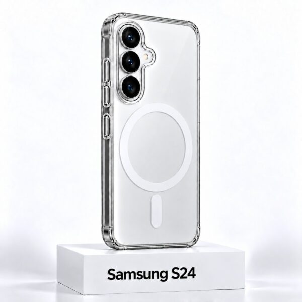 Samsung S24 Transparent MagSafe hoesje