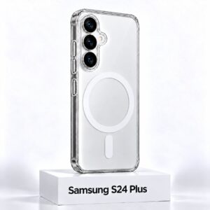Samsung S24 Plus Transparent MagSafe Case Samsung S24 Plus Transparent MagSafe hoesje