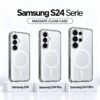Transparent MagSafe hoesje Samsung S24 Serie