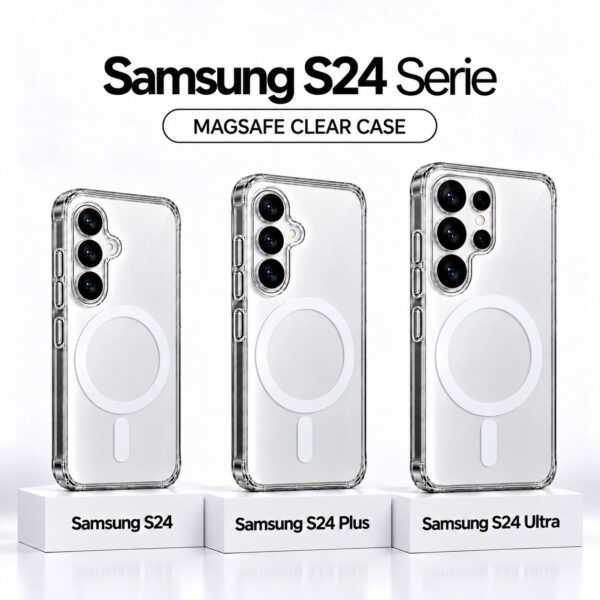 Transparent MagSafe hoesje Samsung S24 Serie
