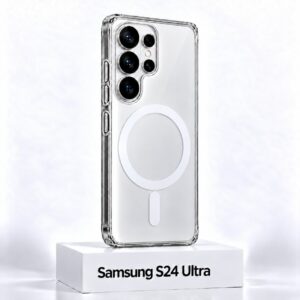 Samsung S24 Ultra Transparent MagSafe Case Samsung S24 Ultra Transparent MagSafe hoesje
