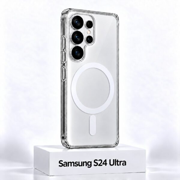 Samsung S24 Ultra Transparent MagSafe hoesje
