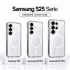 Transparent MagSafe hoesje Samsung S25 Serie