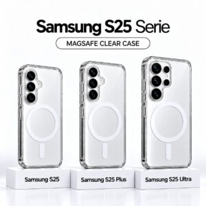 Transparent MagSafe hoesje Samsung S25 Serie Transparent MagSafe hoesje Samsung S25 Serie