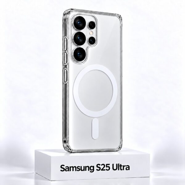 Samsung S25 Ultra Transparent MagSafe hoesje