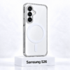 Samsung S26 transparant siliconen MagSafe-hoesje