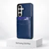 Samsung S26 Plus wallet case met kaarthouder in Navy Blue