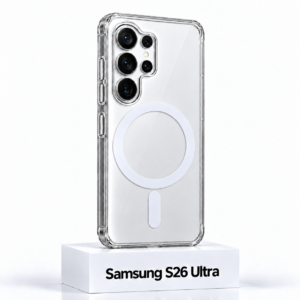 Samsung S26 Ultra transparant siliconen MagSafe-hoesje