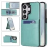 Samsung S26 Ultra wallet case met kaarthouder en stand in Mint