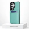 Samsung S26 Ultra wallet case met kaarthouder in Mint