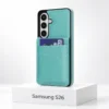 Samsung S26 wallet case met kaarthouder in Mint