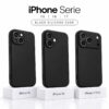 Siliconen iPhone-hoesjes met camera bescherming voor iPhone 15, 16 en 17