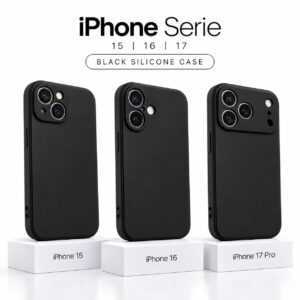 Siliconen iPhone-hoesjes met camera bescherming voor iPhone 15, 16 en 17